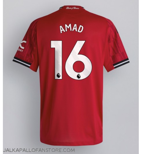 Manchester United Amad Diallo #16 Kotipaita 2025-26 Lyhythihainen Manchester United Amad Diallo #16 Kotipaita 2025-26 Lyhythihainen